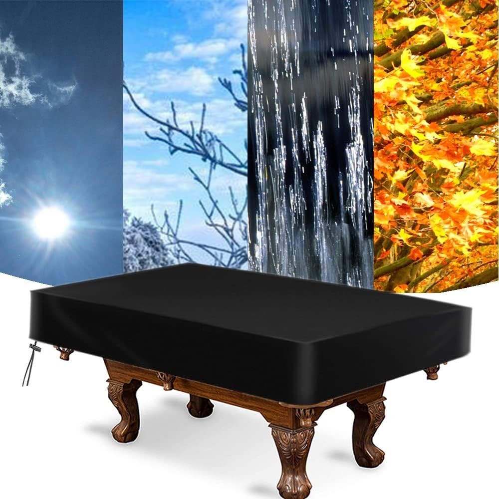 8ft Waterproof Billiard Pool Table Cover – All‑Around Outdoor/Indoor Protection