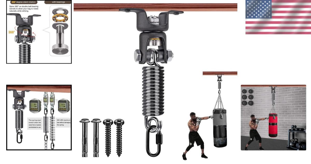 Heavy Duty Punching Bag Mount Support Up to 800 lbs for MMA Boxing
