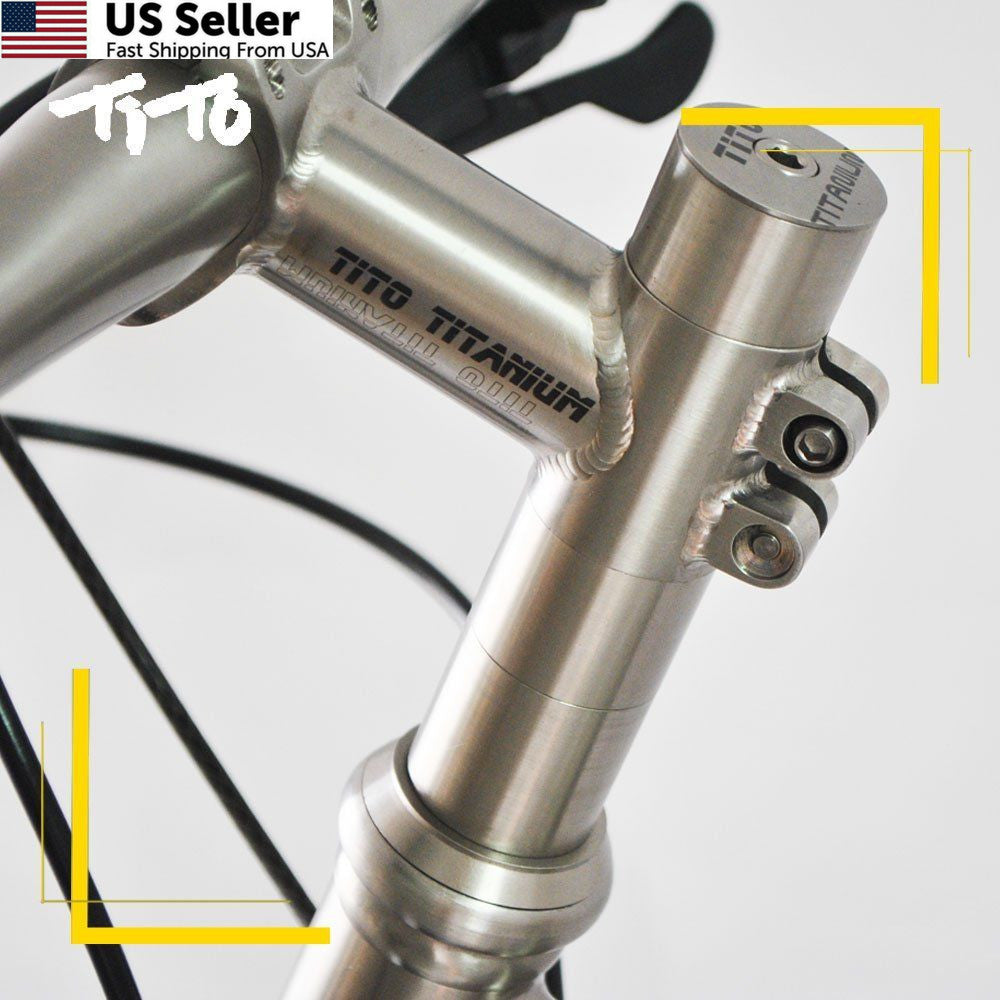 Titanium Bicycle Headset Spacers Set - 4/6 Pieces, 28.6mm Diameter