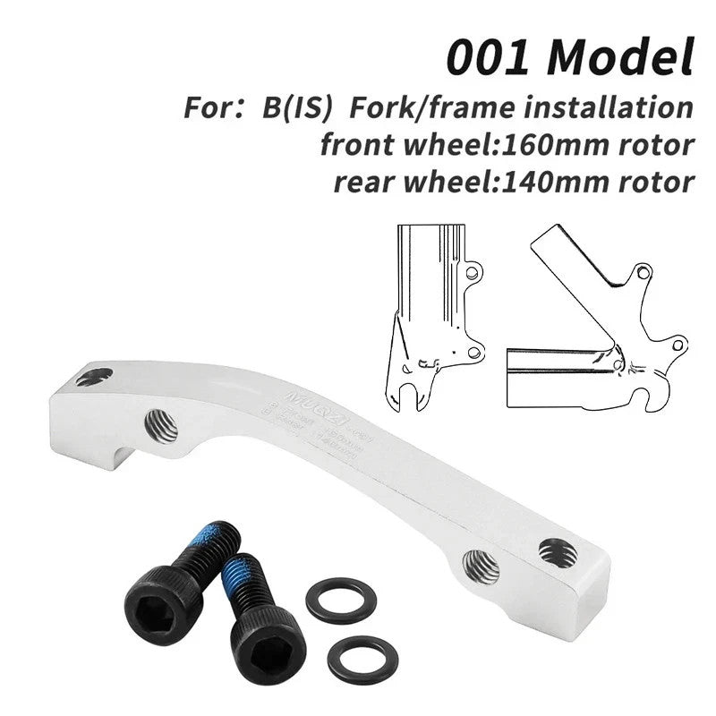 Bike Disc Brake Caliper Mount Adapter IS to Post Mount 140-203mm for MTB