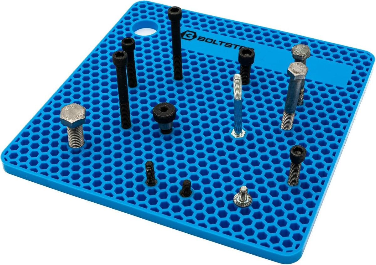 Silicone Fastener Organizer Tray for Bolts, Screws, Nuts - Automotive & Workshop Storage