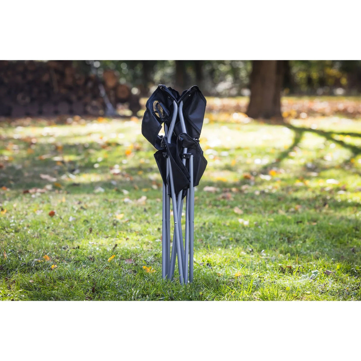 Heavy Duty Folding Camping Chair with Cup Holder - Oversized Portable Seat