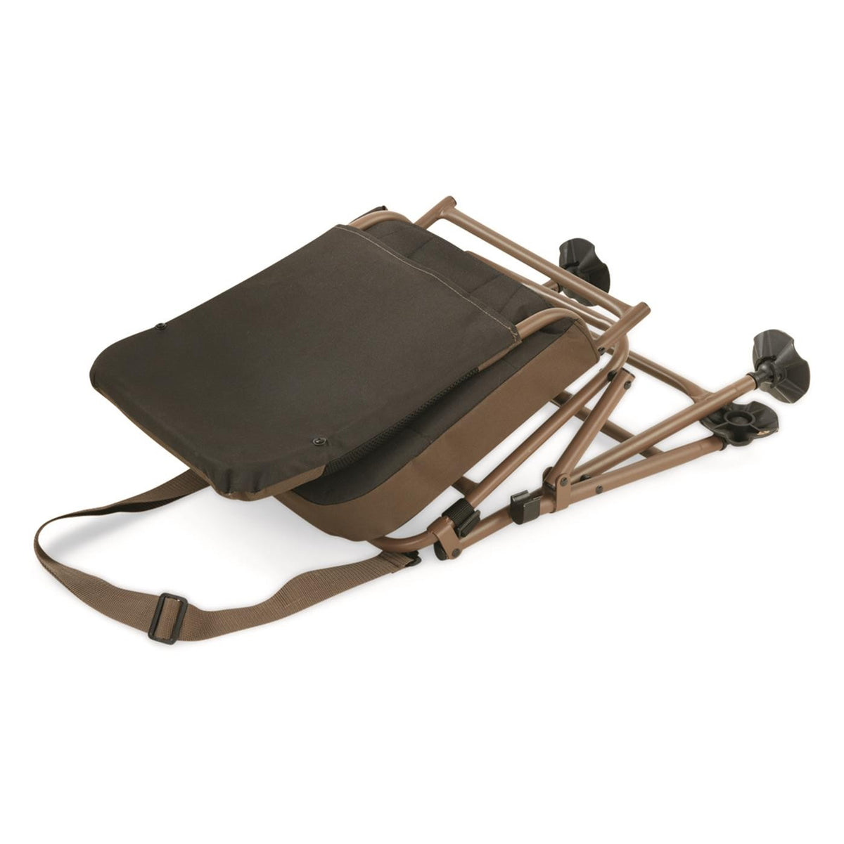 Swivel Hunting Chair - Silent 360 Degree Support for Outdoors, Brown