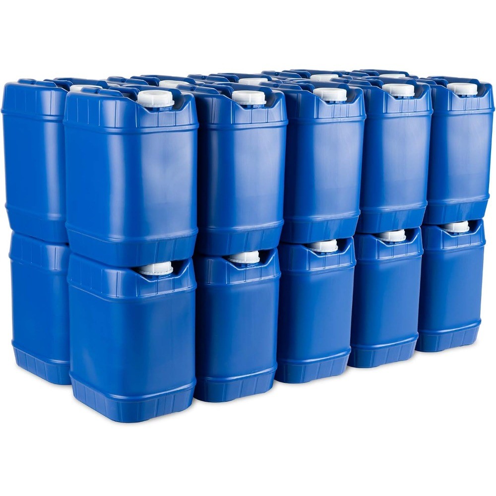 20-Gallon Stackable Water Storage Container Kit for Emergency and Camping