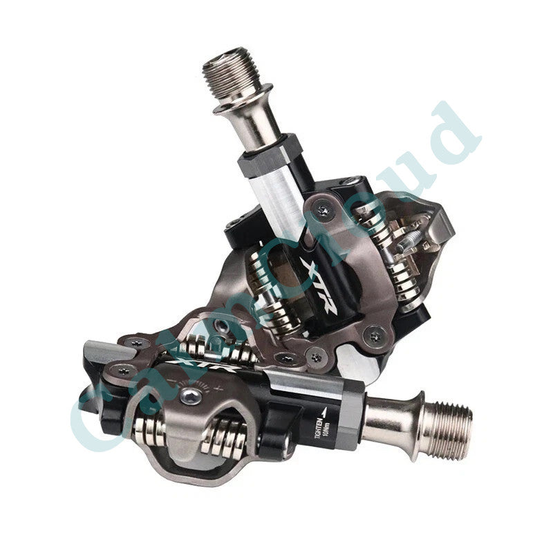 Shimano XTR PD-M9100 MTB XC Race Pedals Set with Cleats - Standard Bike Pedals
