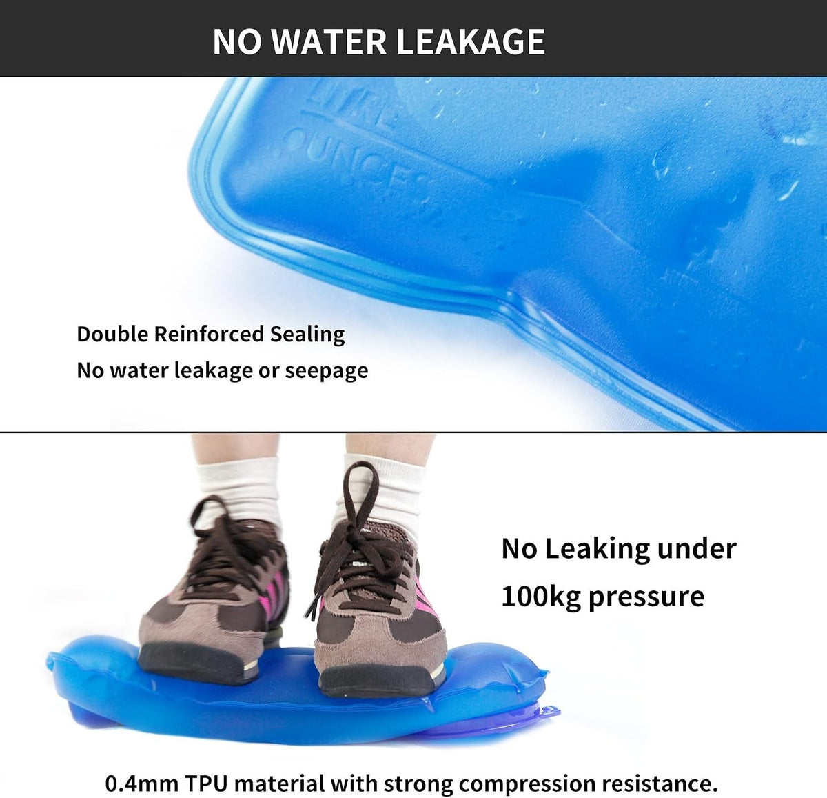 Hydration Bladder Water Reservoir 1.5L-3L for Hiking Camping Backpack