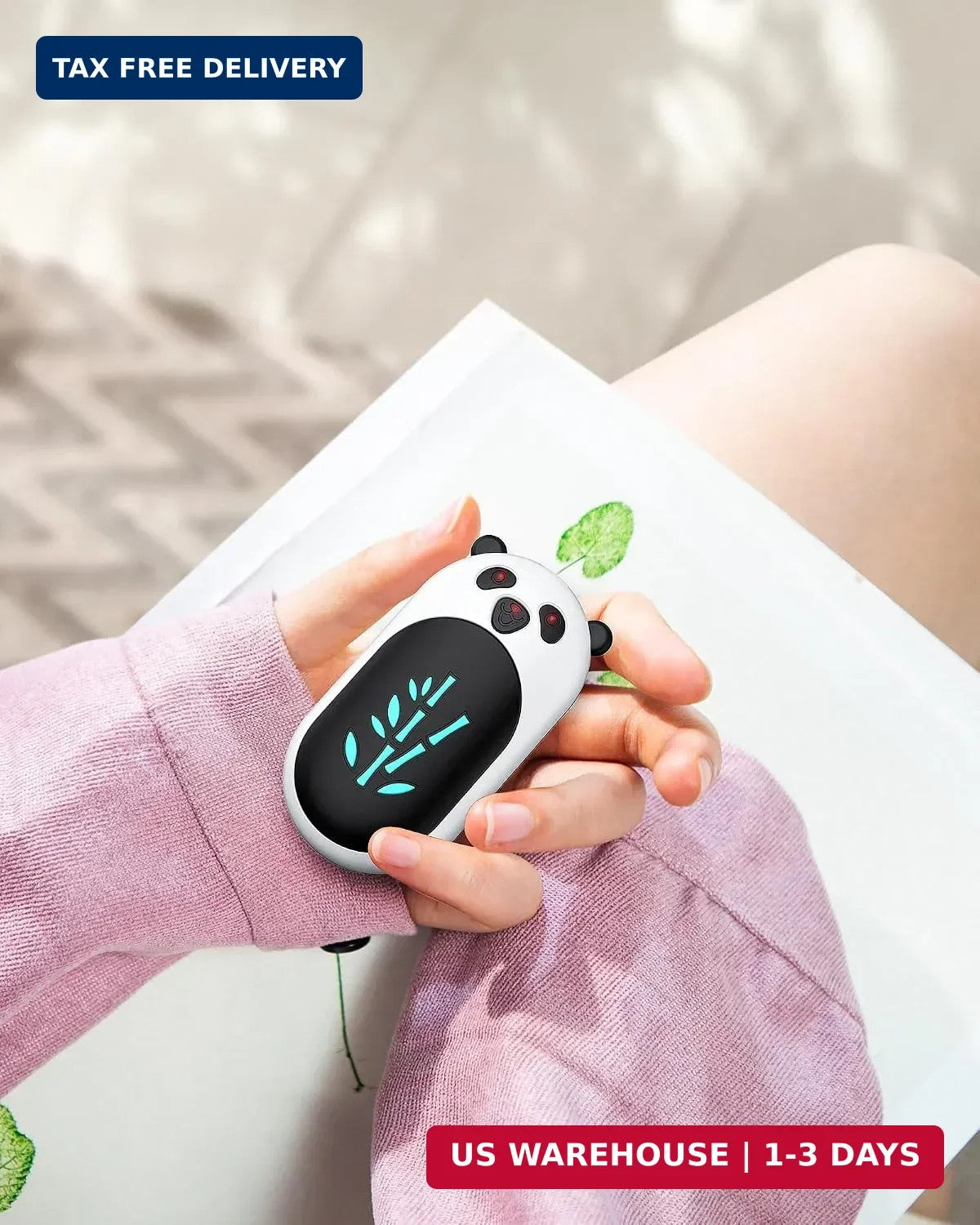 Rechargeable Hand Warmers 2 Pack, 6000mAh Portable Electric Hand Heaters