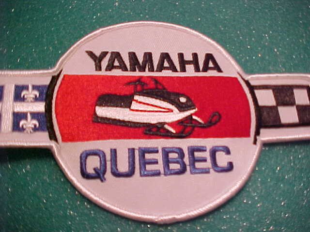 Yamaha Snowmobile Racing Team Patch 7x4 Inch Old Stock Unused