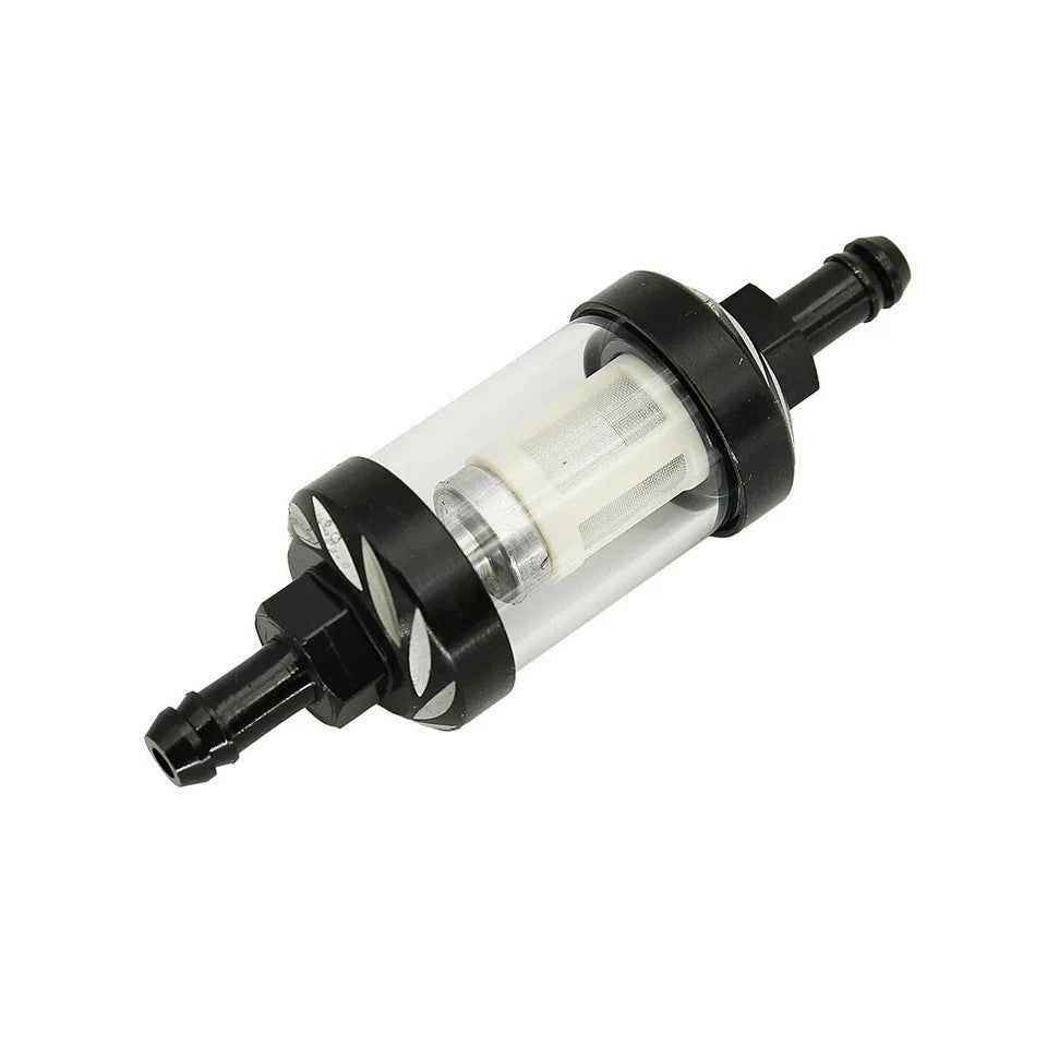 8mm CNC Aluminum Fuel Filter Inline Gas Oil Filter for Motorcycle ATV Bike