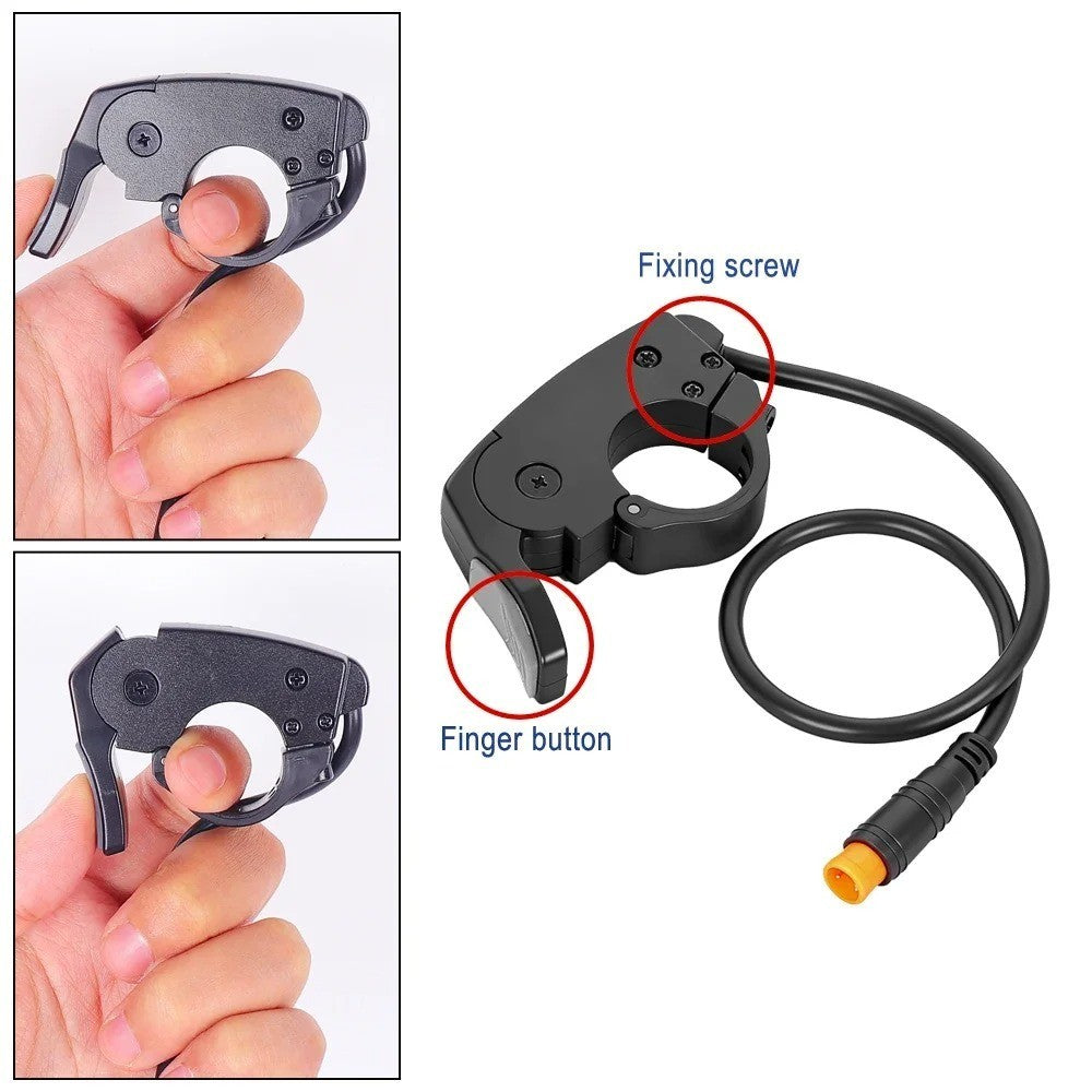 Universal E-Bike & Scooter Throttle - 22mm Handlebar 36V-72V Compatible