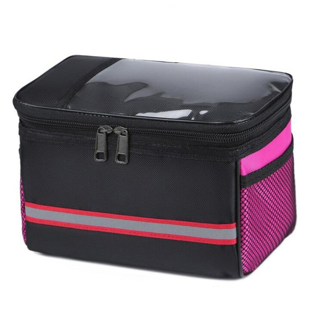 Waterproof Bicycle Handlebar Bag MTB Front Frame Storage Pouch - Unbranded