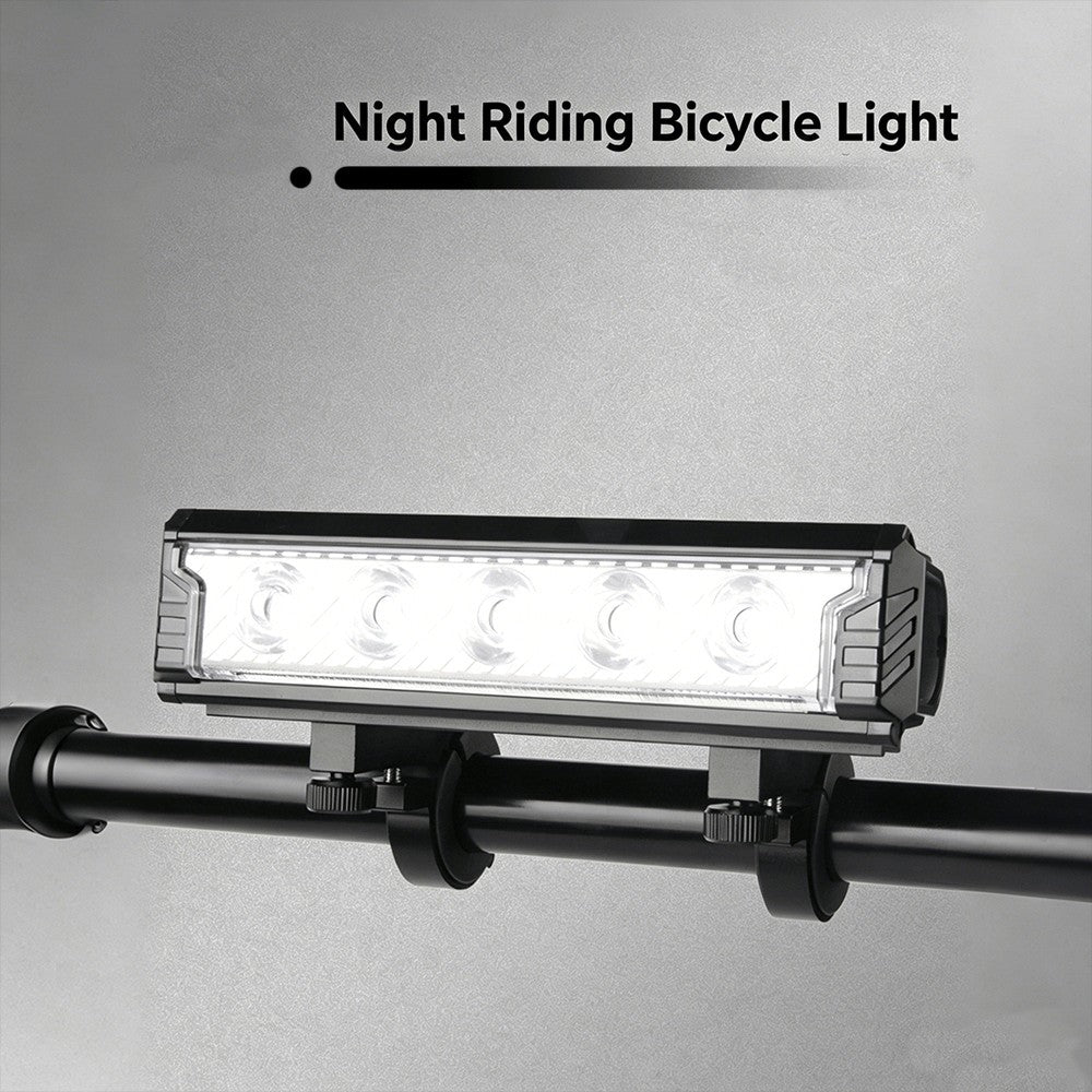 2500LM Rechargeable LED Bike Light Bar with 5 Modes and 4800mAh Battery