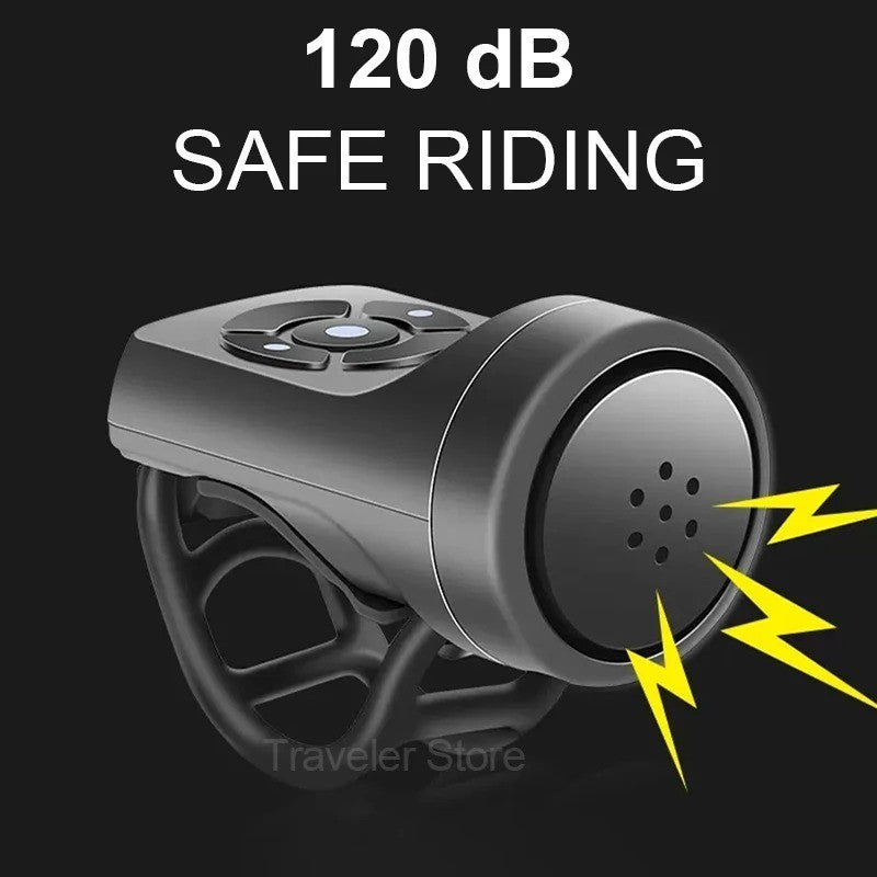 Super Loud Bicycle Horn with USB Charge for Mountain and MTB Bikes
