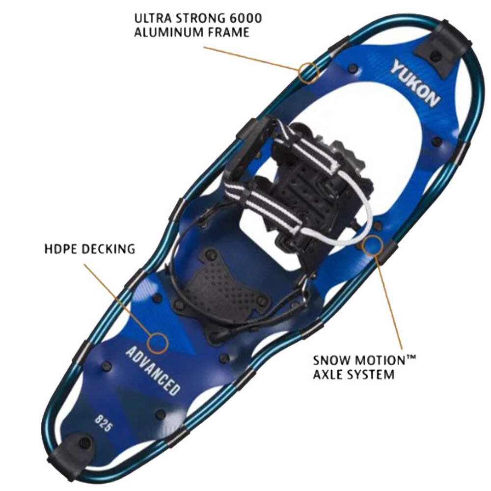 Snowshoe Kit with Durable Aluminum Frame & Easy Bindings for Winter Hiking