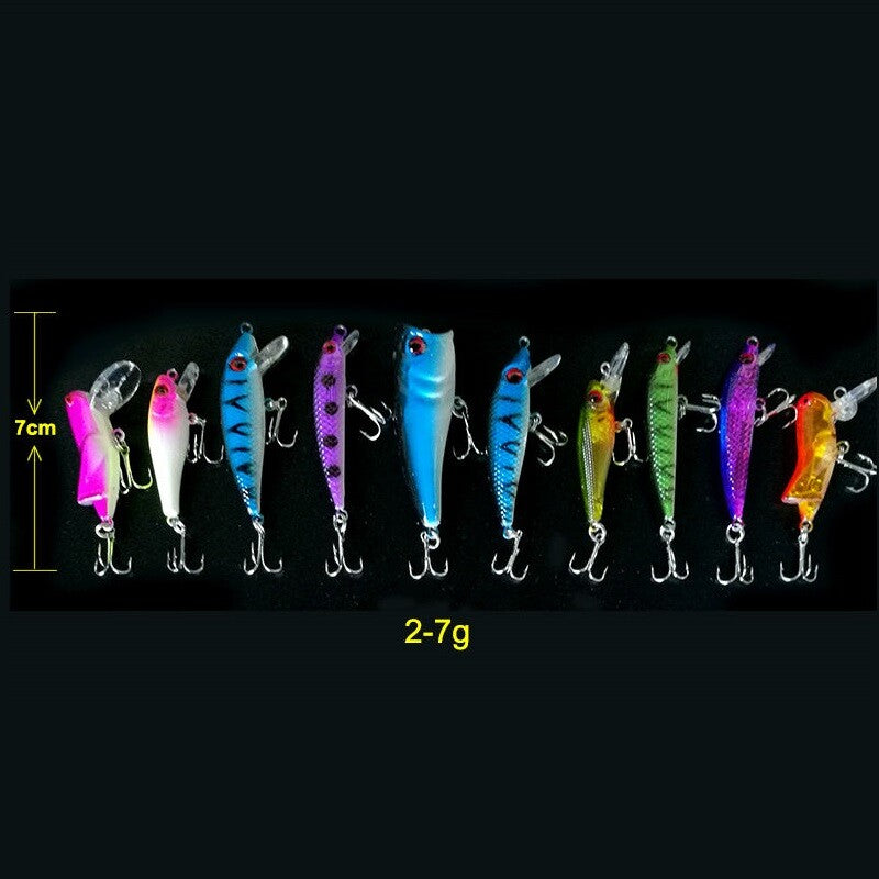 30pcs Fishing Lures Kit - Spinner Baits for Bass and Trout