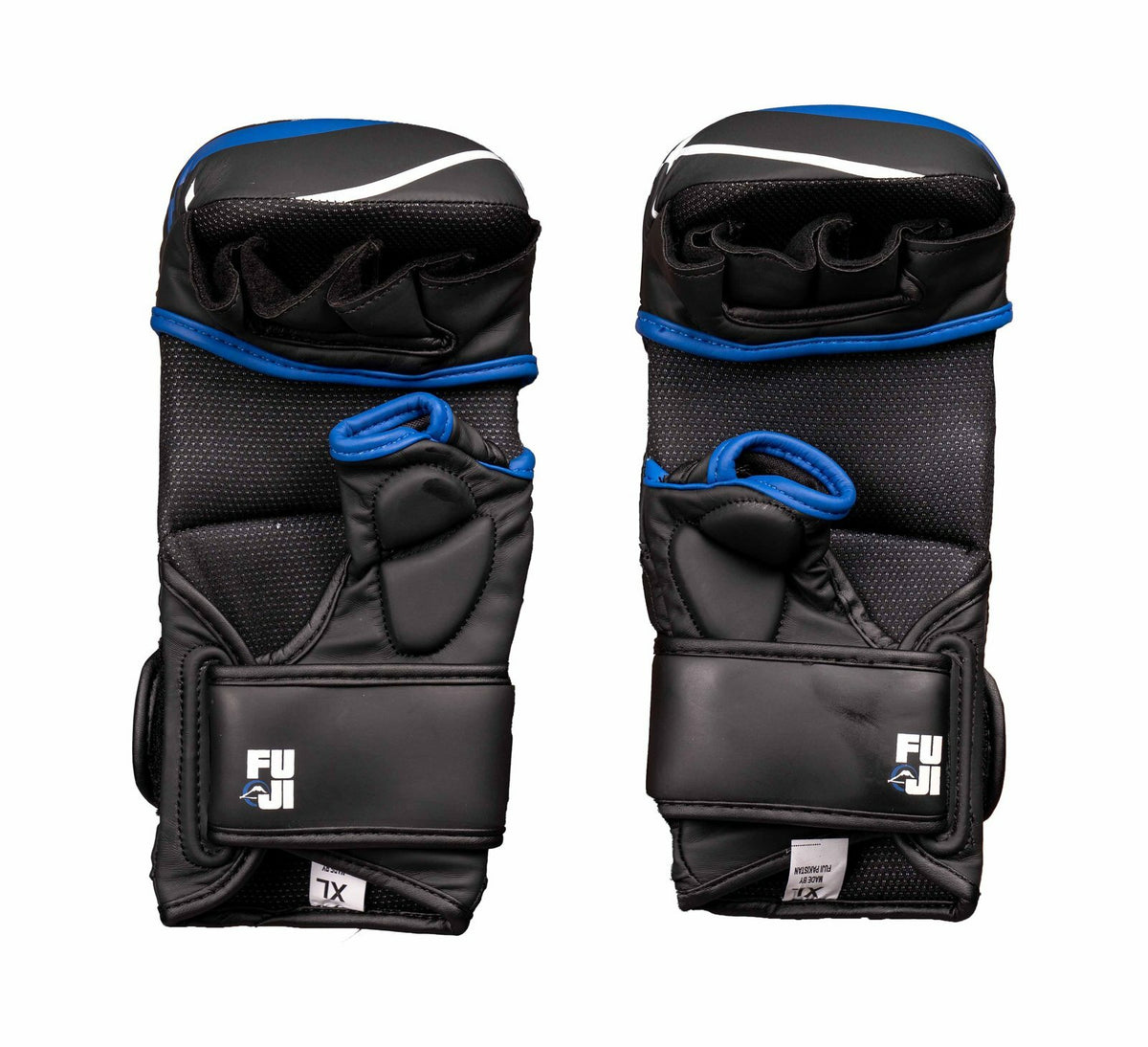 Hybrid MMA Training Gloves for Striking & Grappling - Black