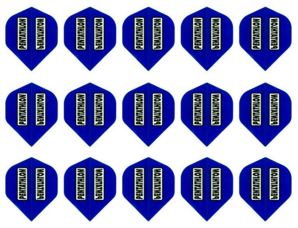 Dart Flights 100 Micron Standard Sets - 5-Pack, Multi-Color