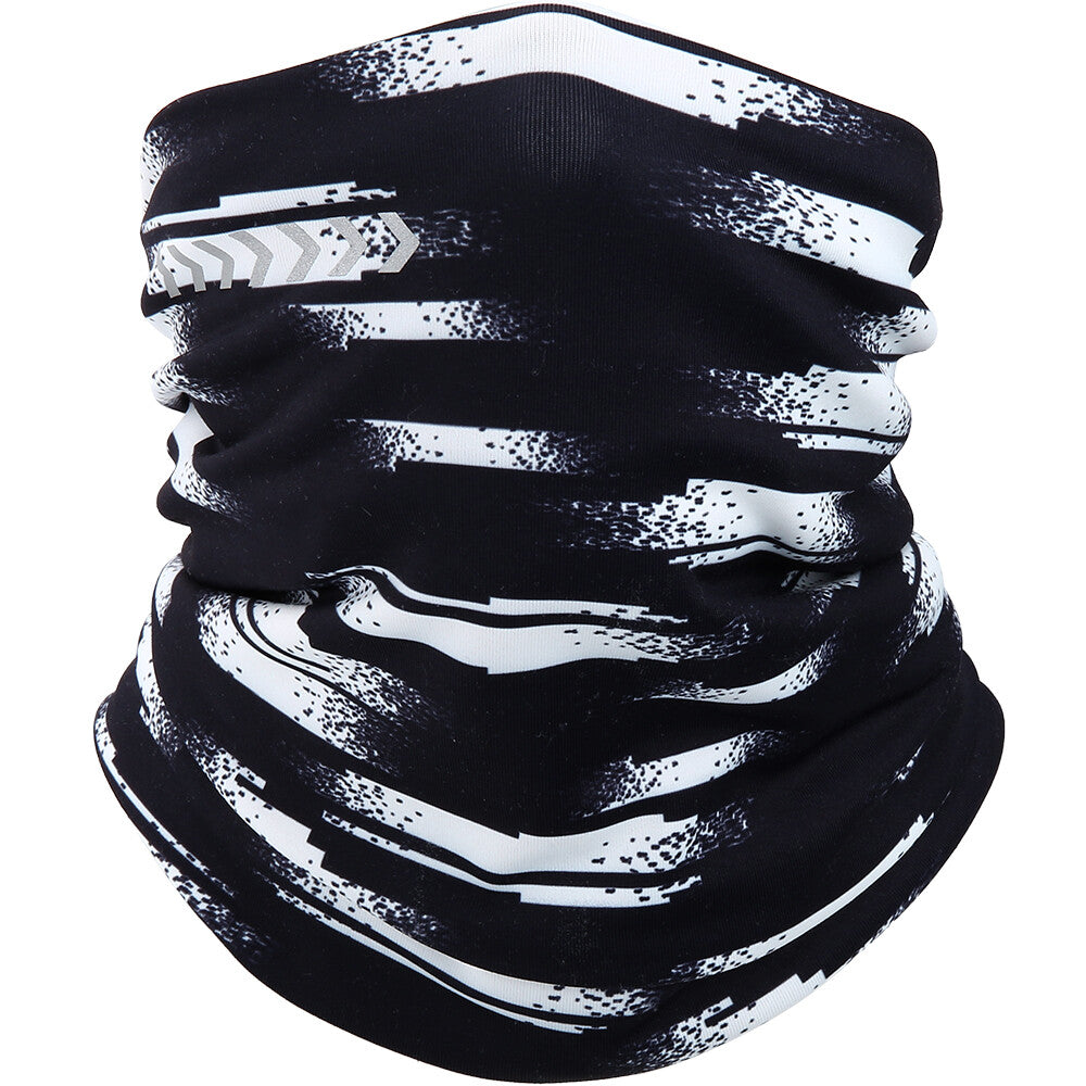Winter Fleece Neck Gaiter - Reflective Ski Face Mask for Cold Weather