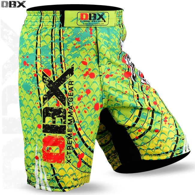 MMA Kick Boxing Shorts Cage Fighter Grappling Fight Gear Satin Training Shorts