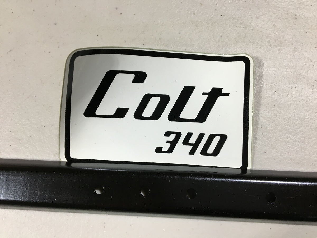 NOS Polaris Colt 340 Snowmobile Hood Decal Vintage 1972-1973