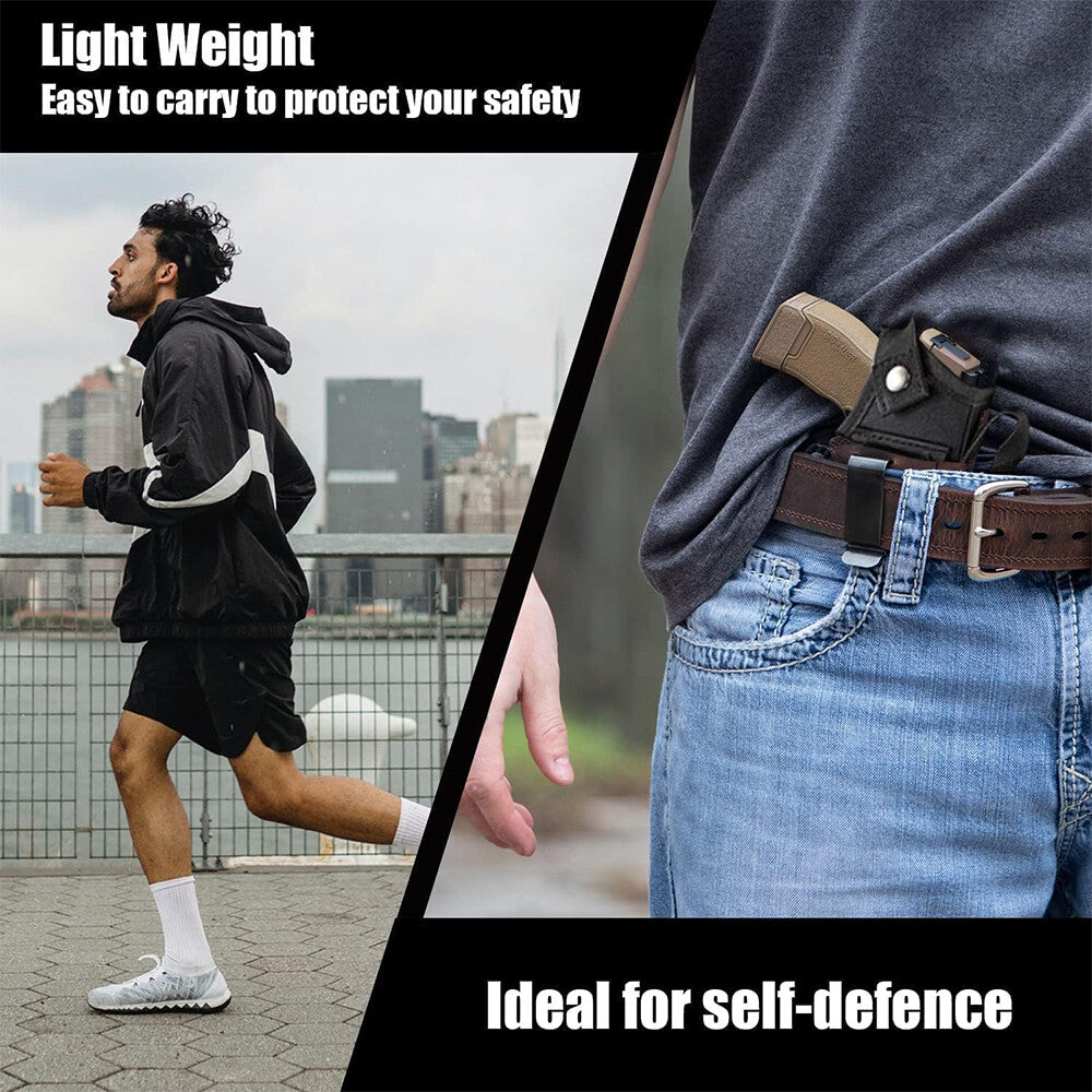 Concealed Pistol Holster with Universal Magazine Pouch for Left/Right Hand Carry - Tactical Gun Carry Case