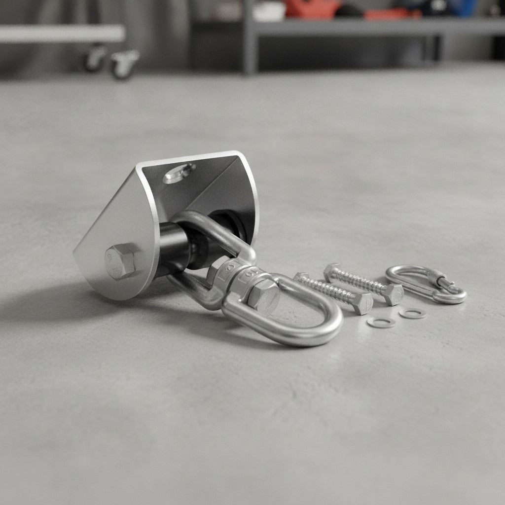 Heavy Bag Hanger with 360° Swivel for Ceiling Mount, Supports Up to 1000 lbs