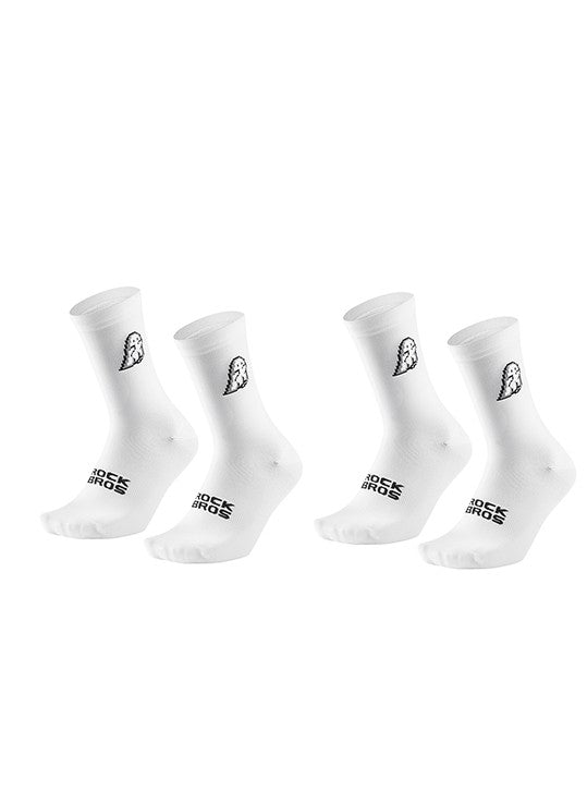 Breathable Cycling Socks 2-3 Pack - Athletic Crew Bike Socks for Men & Women