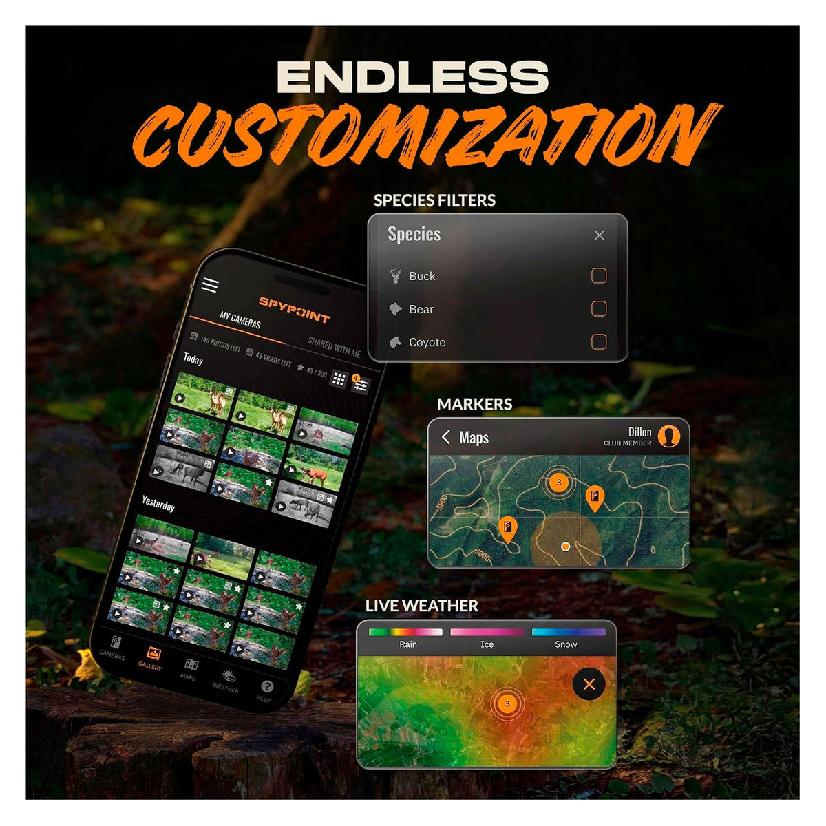 Trail Camera with 32MP HD Photos and LTE Auto-Connect Twin Pack