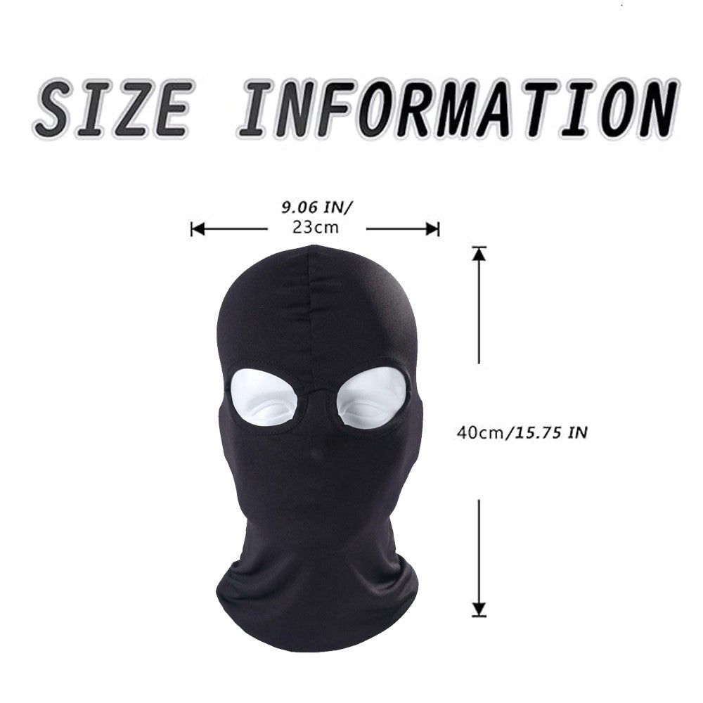 2-Hole Full Face Mask for Cycling Ski Fishing Men Women Unisex