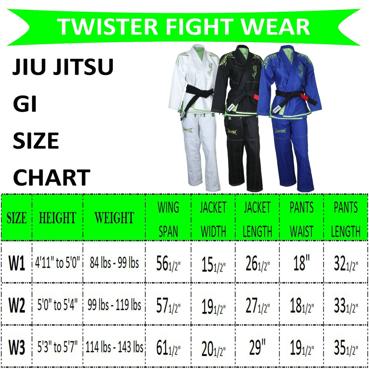 Twister Women’s BJJ Gi Preshrunk Pearl Weave