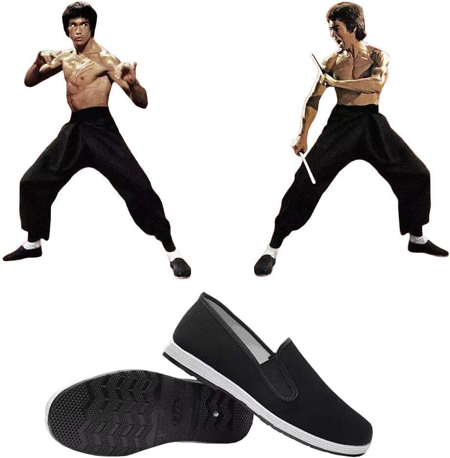 Unisex Martial Arts Shoes Anti-Slip Canvas for Tai Chi & Kung Fu