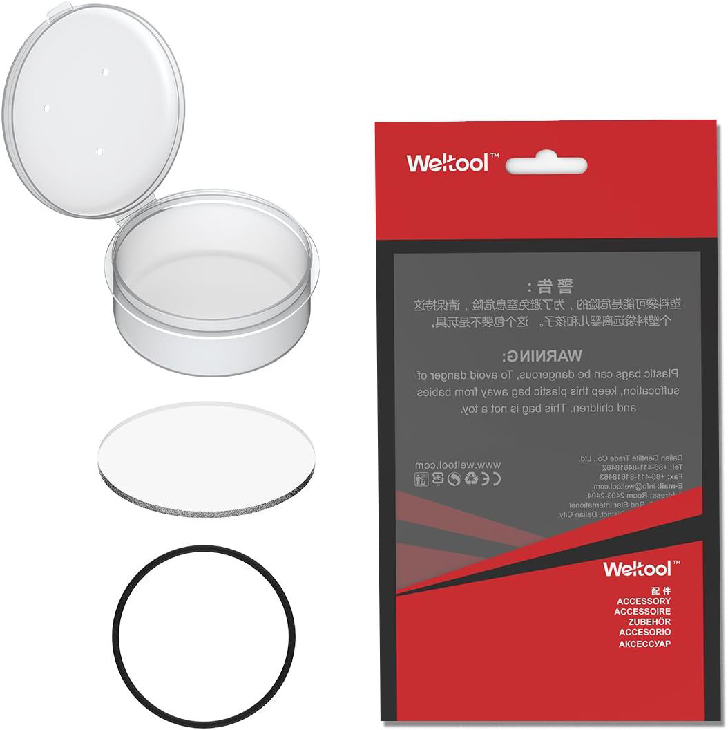 Tempered Glass Lens for Maglite C D Cell Full Size Flashlights Upgrade - Clear
