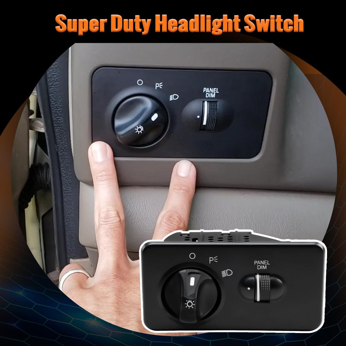 Ford Headlight Switch Replacement for F-850 F-250 F-350 F-450 F-550 1999-2005