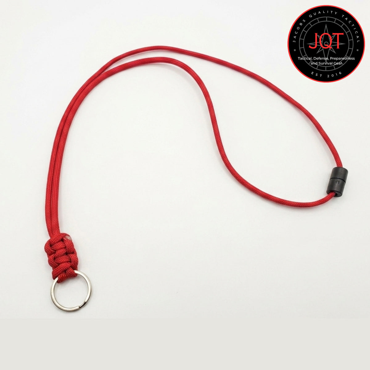 Paracord Neck Lanyard with Safety Breakaway for Keys, Badges, Tools