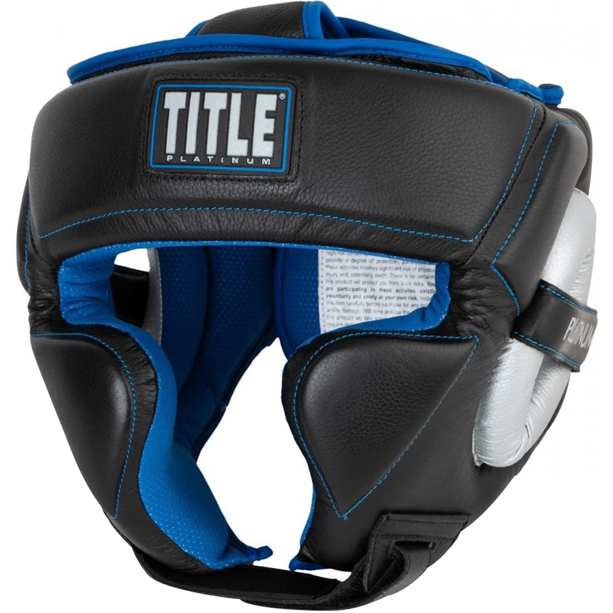 Boxing Headgear - Platinum Perilous Training Headgear Black Silver