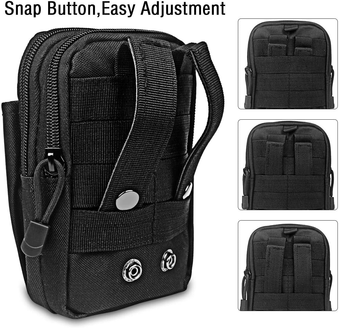 Tactical Molle Waist Pack Bag for Outdoor, Hiking & Military Use