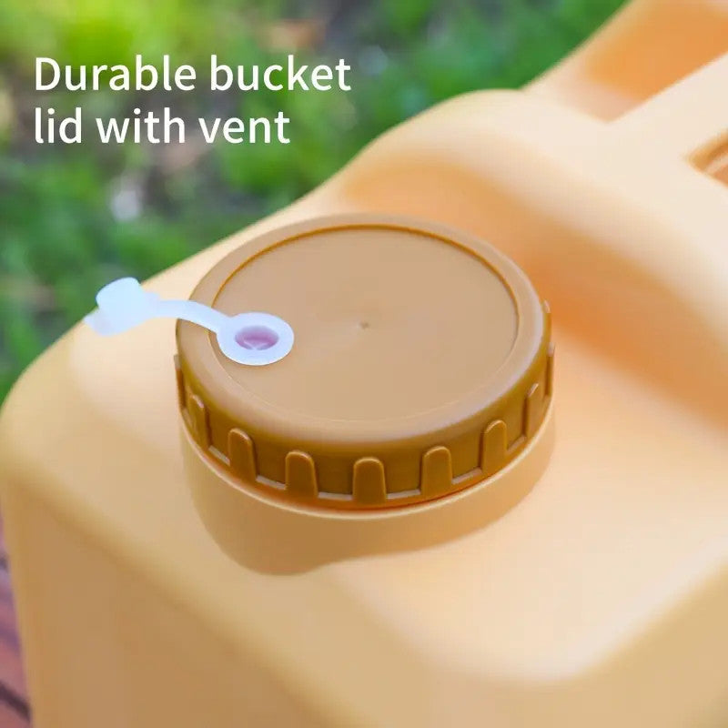 20L Emergency Water Container with Spigot - 5 Gallon Portable Water Storage Jug