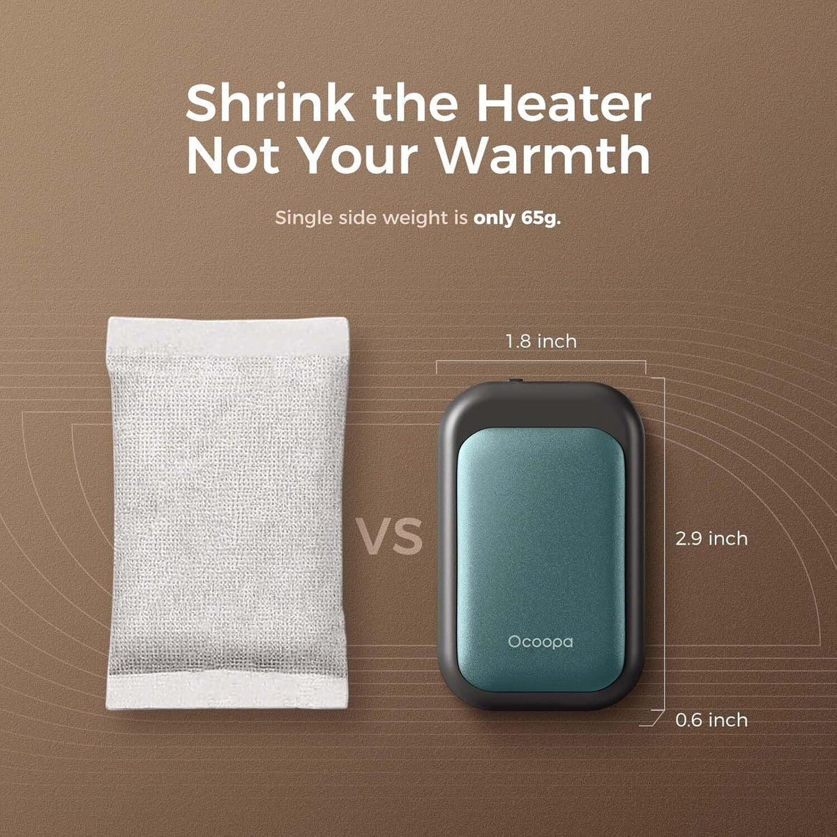 Rechargeable Hand Warmers with Magnetic Pair, 5000mAh Portable Heater