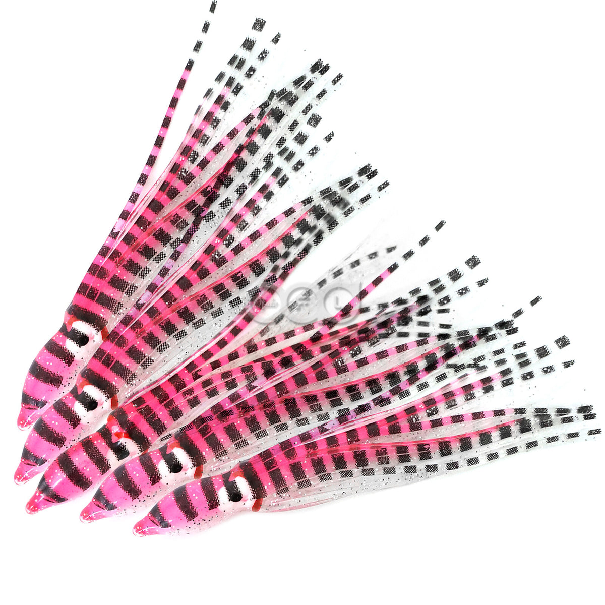 Artificial Soft Plastic Fishing Skirts 4.5-inch Octopus Fish Lures Bait Lot