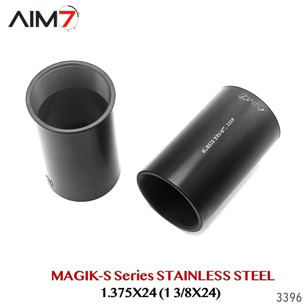 Stainless Steel Modular Tube 1.375x24 for Bravo/HUB Systems - 2.5 Inch Length
