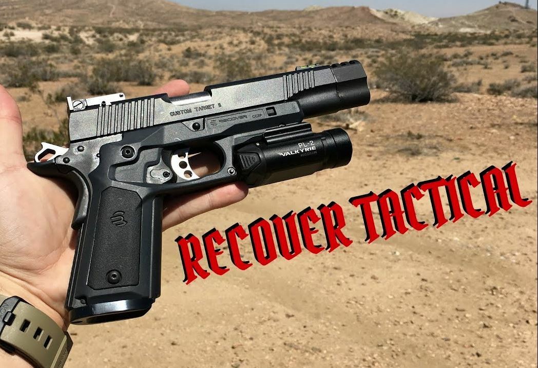 1911 Grip and Rail System with Changeable Panels - Grey Frame