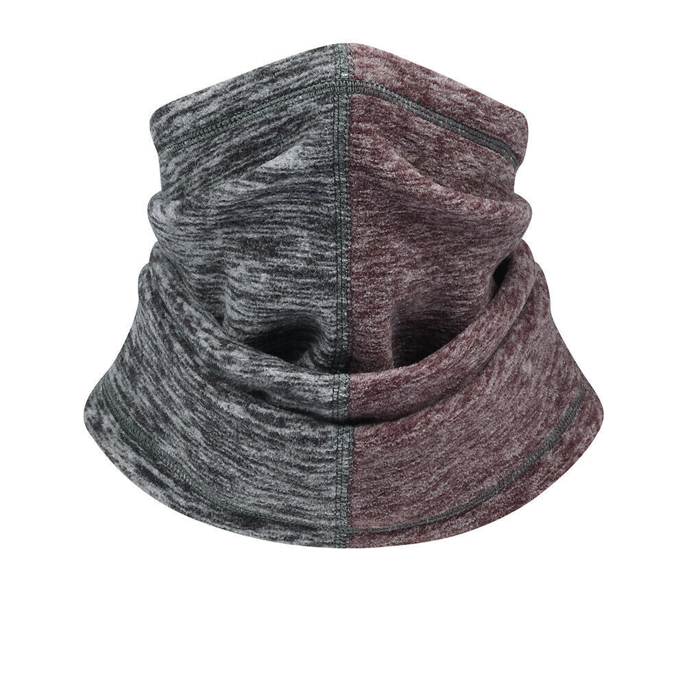 Winter Windproof Fleece Neck Gaiter Face Mask Scarf for Cold Weather