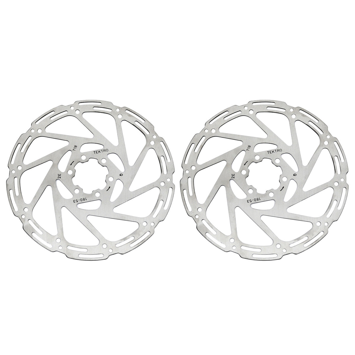 Hydraulic Disc Brake Set with 180mm Rotor for Bikes — F4 X R2 Pistons