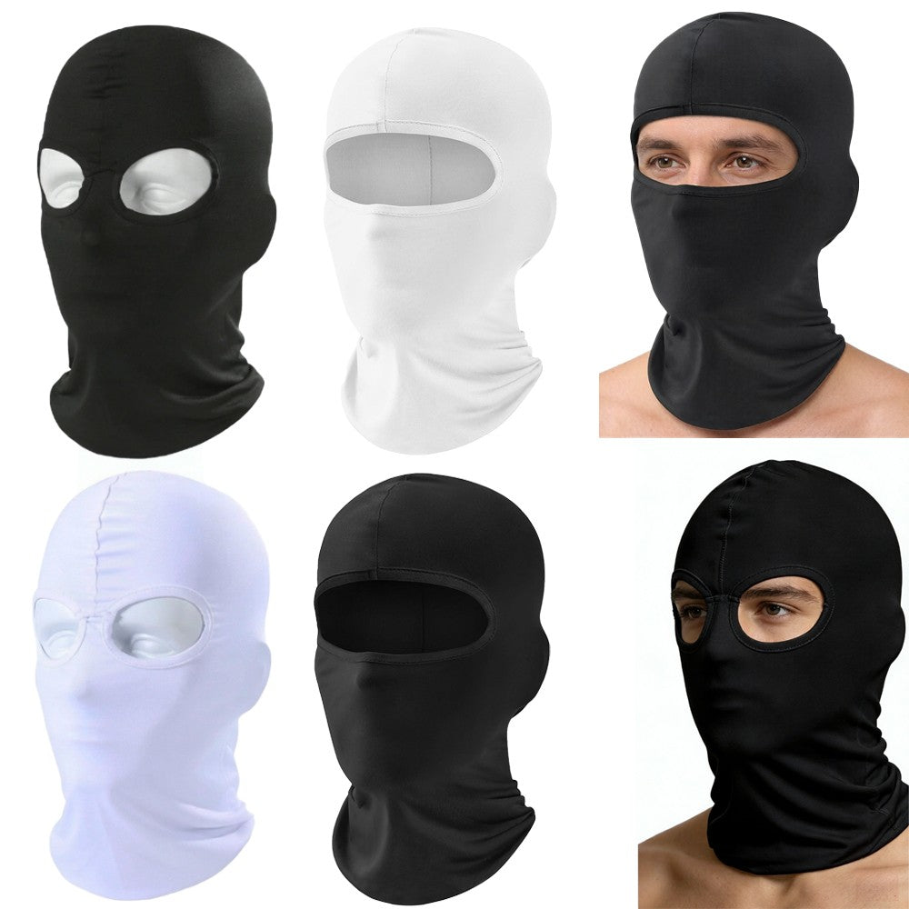 Unisex 1-2 Hole Balaclava Full Face Ski Mask UV Sun Wind Protection