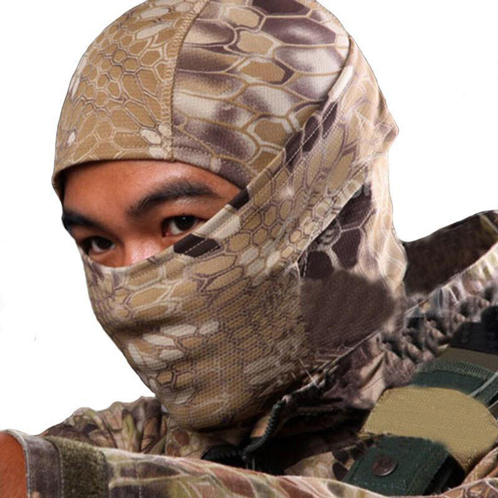 Windproof Tactical Balaclava Hood for Outdoor Sports and Military Use