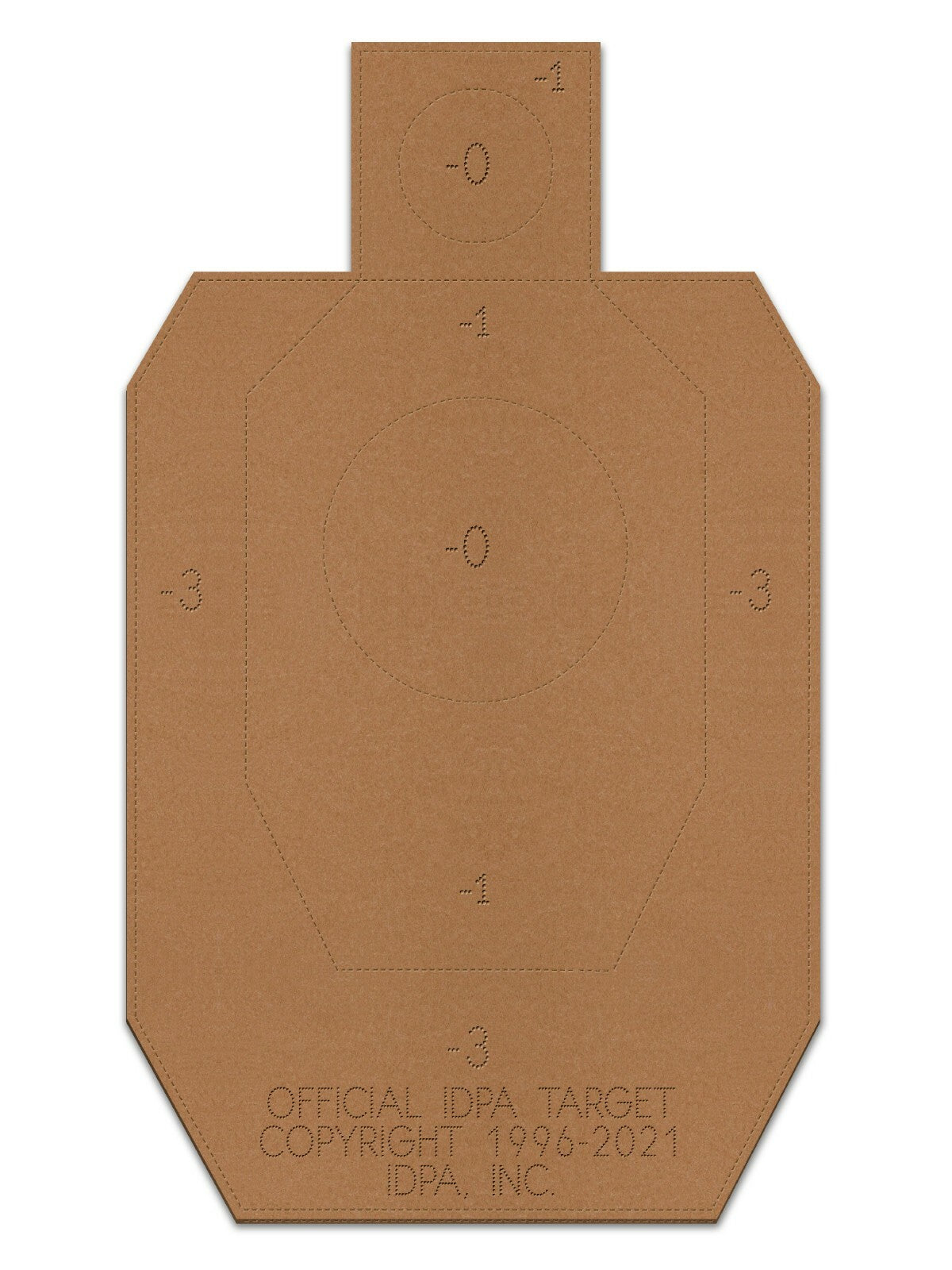 IDPA Cardboard Shooting Targets - Competition Torso & Silhouette Pack