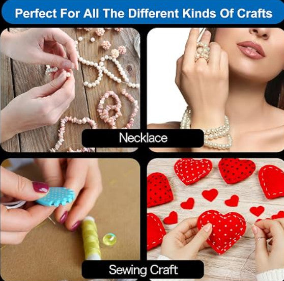 Invisible Fishing Thread 2 Pcs Clear Nylon Bait String for Angling & Crafting