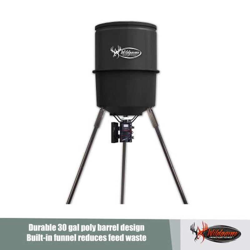 30 Gallon Hunting Deer Game Feeder with Digital Timer - Wild Game Innovations