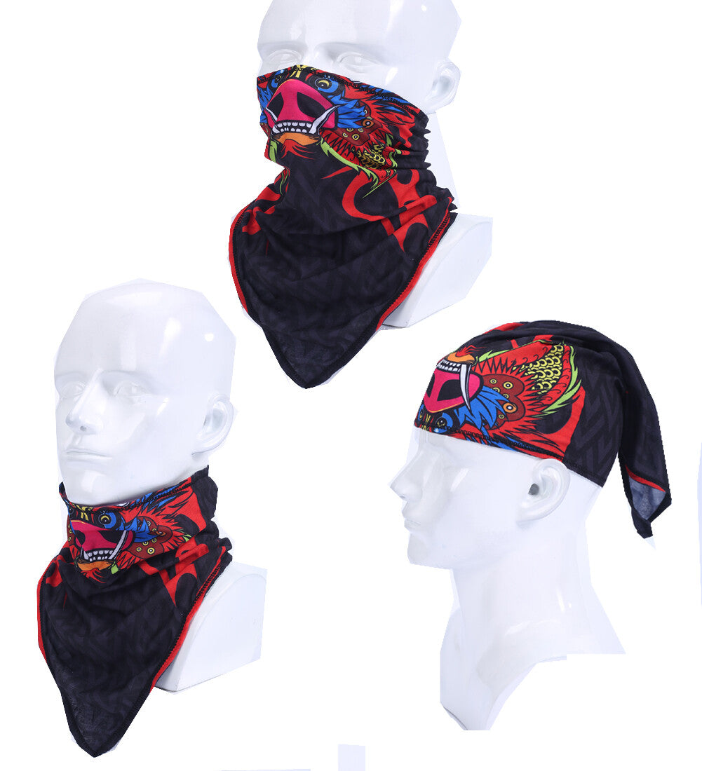 Multifunctional UV Protection Skull Face Mask Neck Gaiter for Outdoor Sports