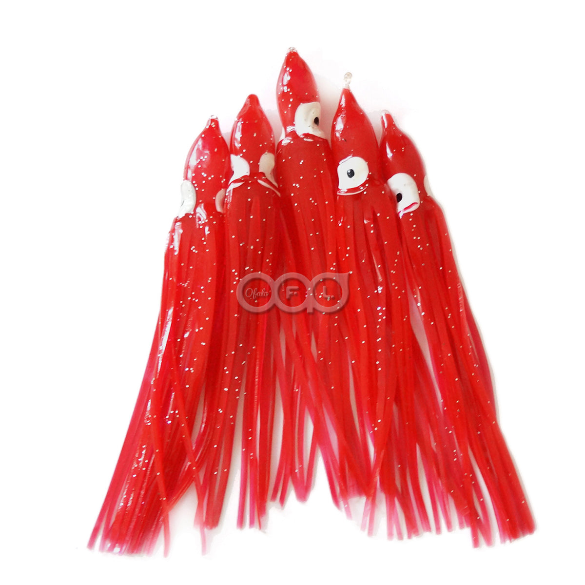 Artificial Soft Plastic Fishing Skirts 4.5-inch Octopus Fish Lures Bait Lot